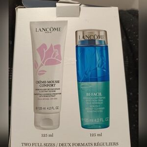 Lancome Skincare Set - comforting cleansing creamy-foam/Bi-facil cleanser eyes